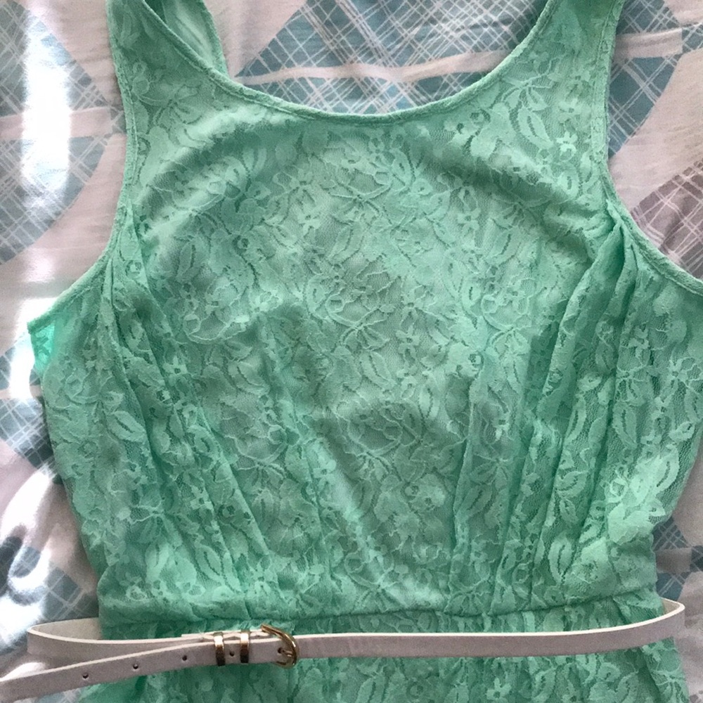 Teal dress